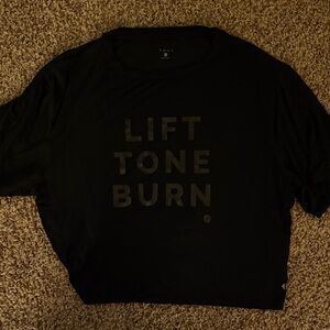 Tavi Black Graphic Pure Barre T-Shirt